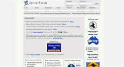 Desktop Screenshot of aplicorforum.org